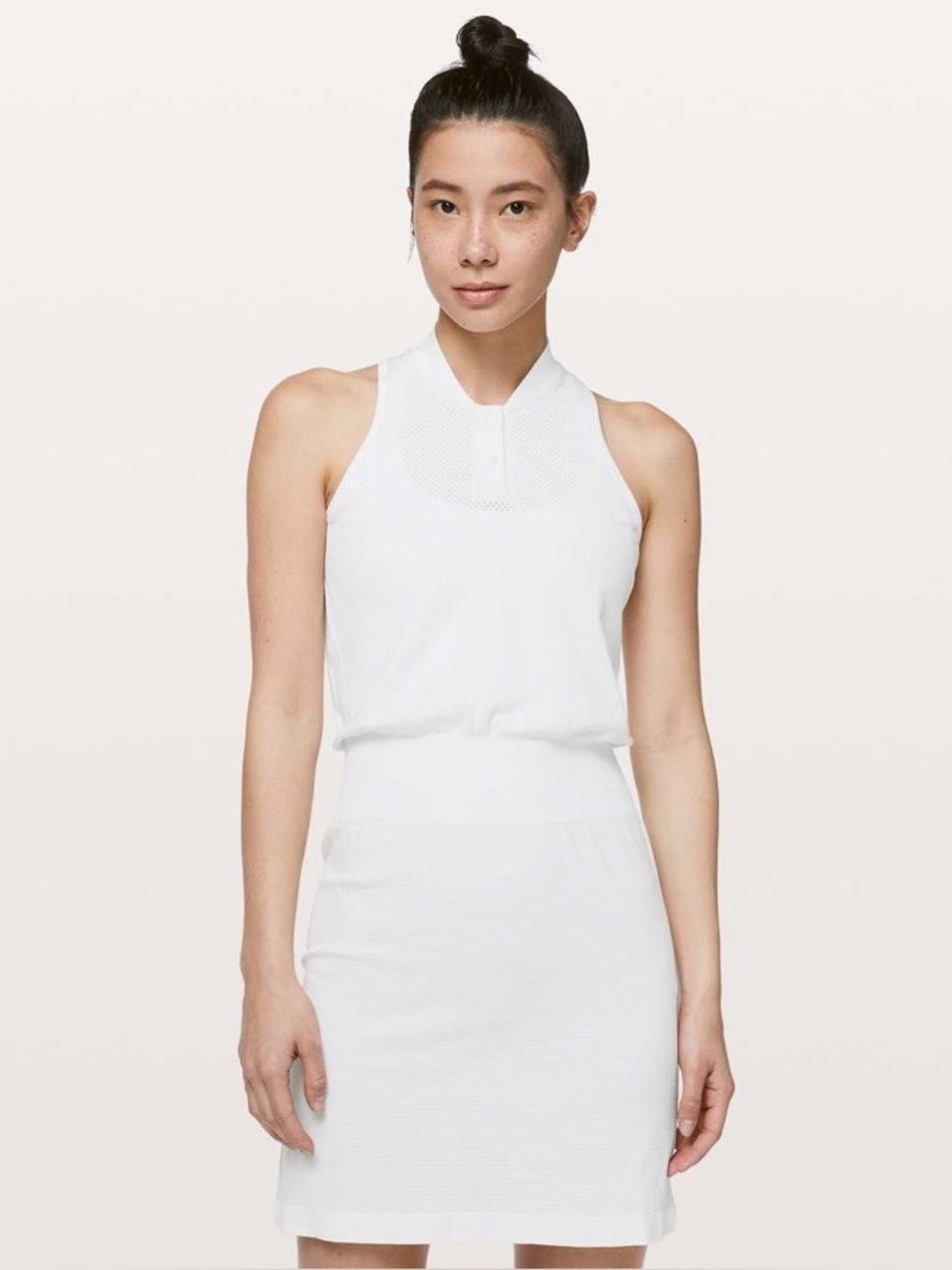 Lululemon White In Your Court Dress